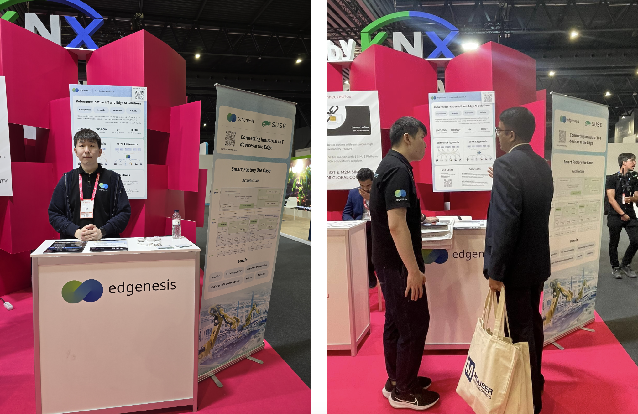 Pictures from IoT Solutions World Congress 2024